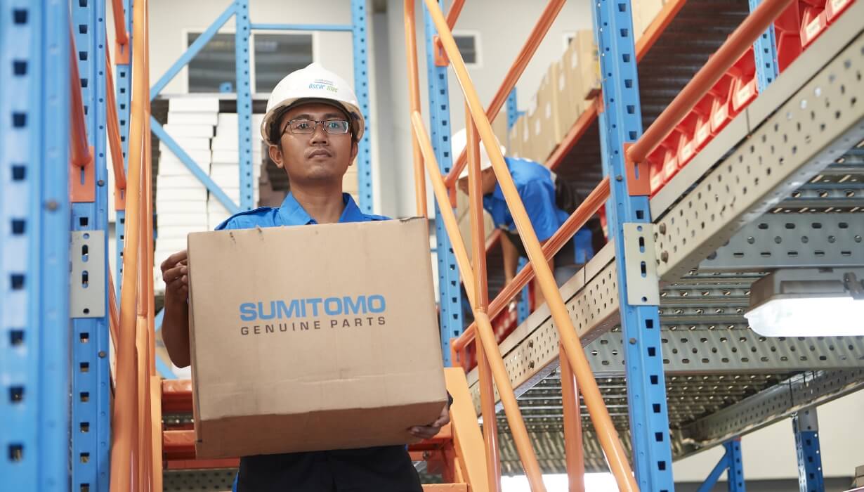 Genuine Sumitomo parts offer genuine advantages