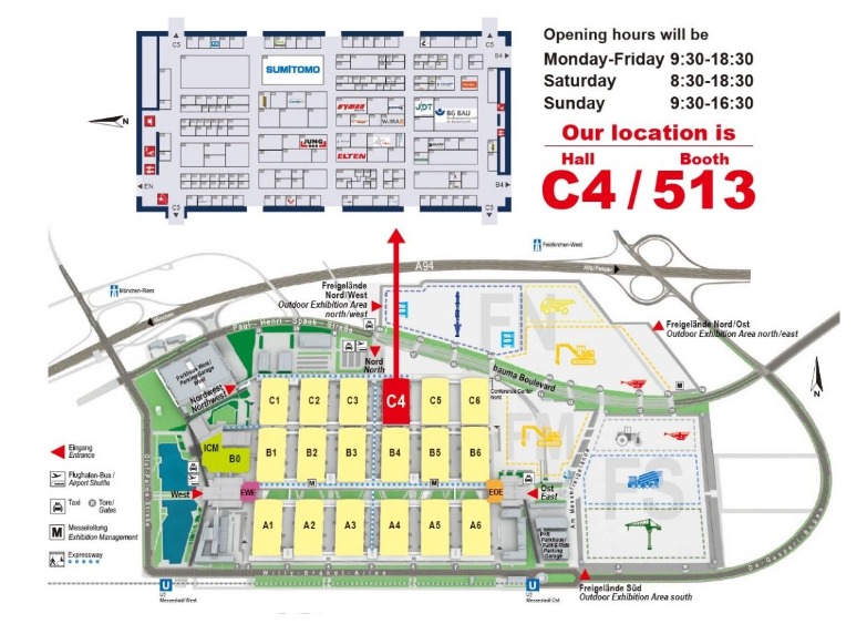 Sumitomo Construction Machinery Co., Ltd. Attending BAUMA 2022